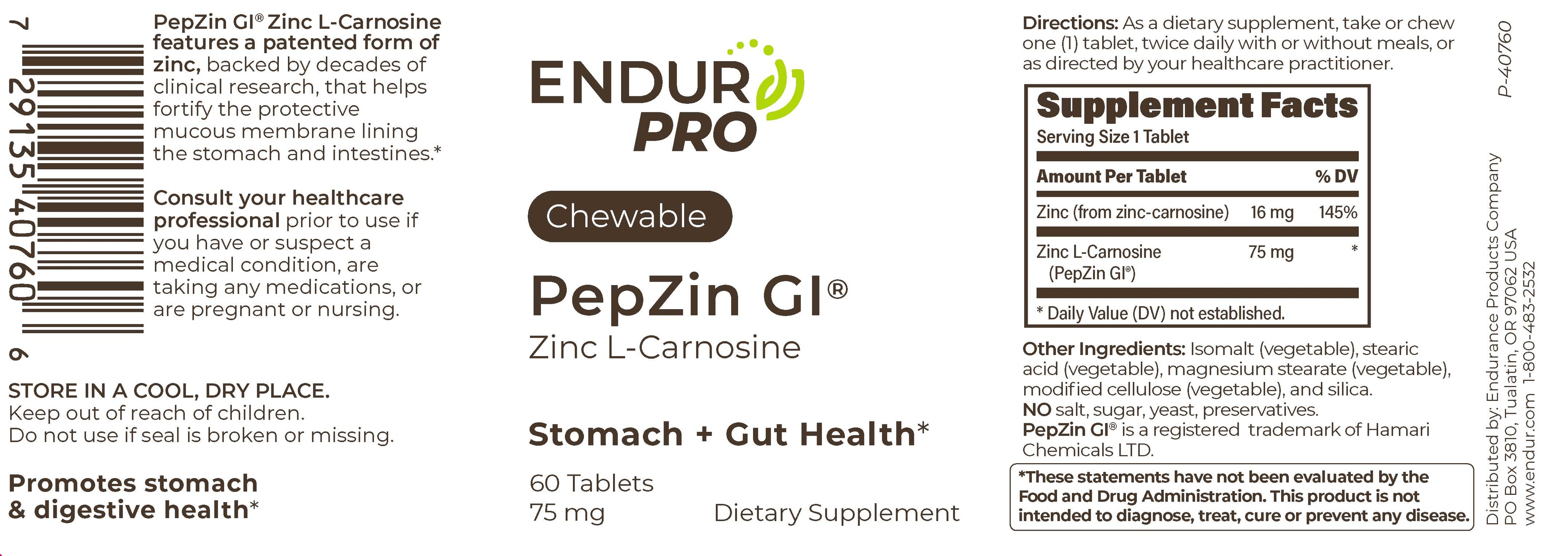 PepZin GI 75mg Chewable